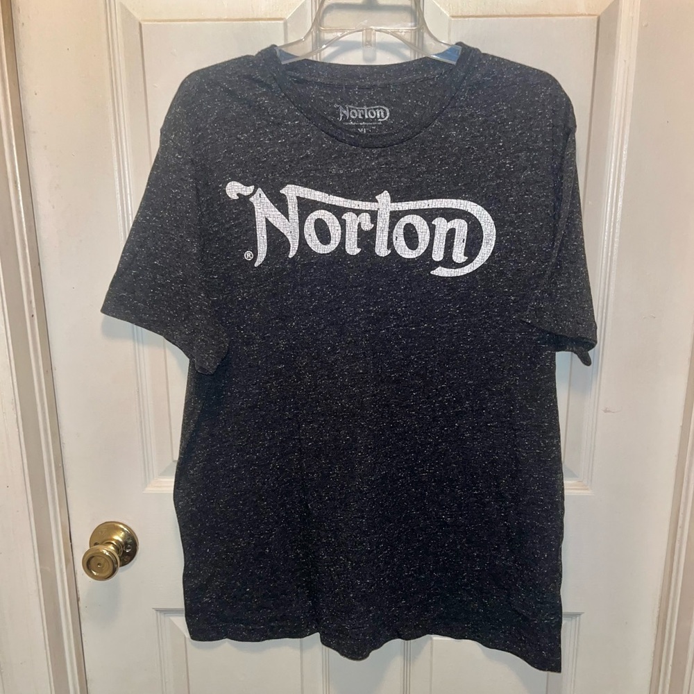 NORTON Motorcycles Men’s Short Sleeve Shirt. Sz XL.